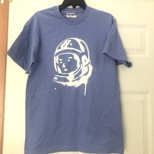 Billionaire boys club astronaut head tee lavender violet color men size m